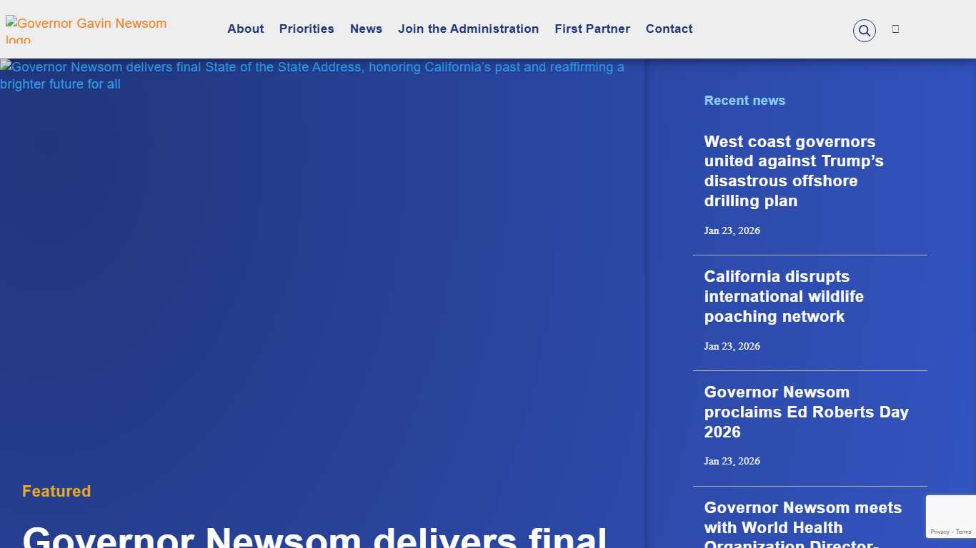 Governor of California