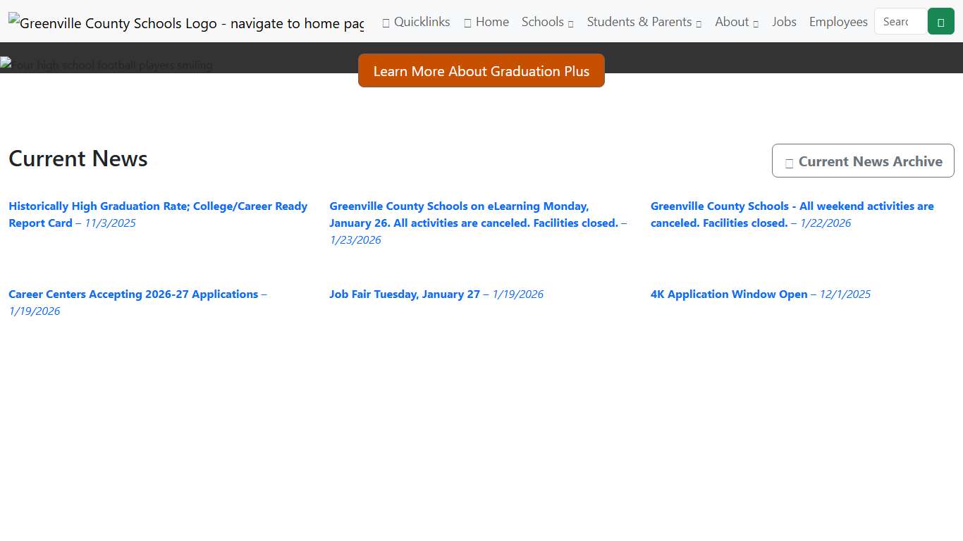 Welcome to Greenville County Schools Online